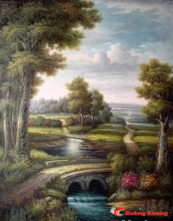 Tranh Núi - Nước - Phong Thuỷ